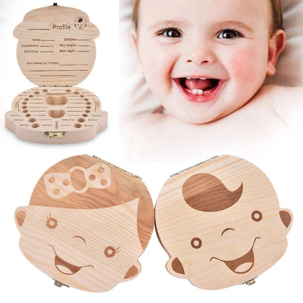 Baby Wooden Teeth Organizer